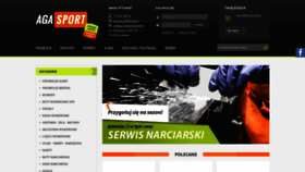 What Agasport.com.pl website looked like in 2020 (3 years ago)