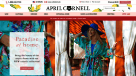 What Aprilcornell.com website looked like in 2020 (3 years ago)