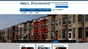 What Abell.org website looked like in 2020 (3 years ago)