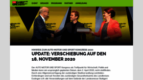 What Ams-kongress.de website looked like in 2020 (3 years ago)