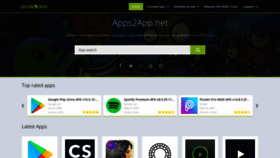 What Apps2app.net website looked like in 2020 (3 years ago)