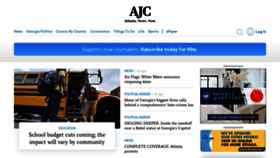 What Ajc.com website looked like in 2020 (3 years ago)