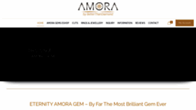What Amora-gems.com website looked like in 2020 (3 years ago)