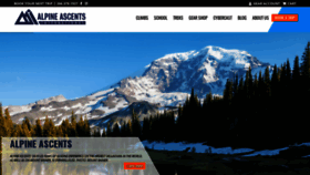 What Alpineascents.com website looked like in 2020 (3 years ago)