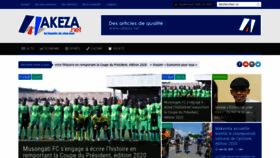 What Akeza.net website looked like in 2020 (3 years ago)