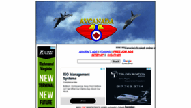 What Avcanada.ca website looked like in 2020 (3 years ago)