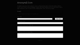 What Anonymz.com website looked like in 2020 (3 years ago)
