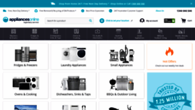 What Appliancesonline.com.au website looked like in 2020 (3 years ago)