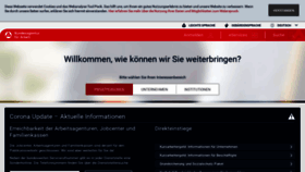 What Arbeitsagentur.de website looked like in 2020 (3 years ago)