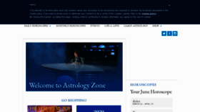 What Astrologyzone.com website looked like in 2020 (3 years ago)