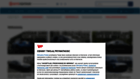 What Autocentrum.pl website looked like in 2020 (3 years ago)