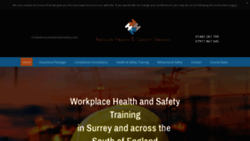 What Absolutehealthandsafety.com website looked like in 2020 (3 years ago)