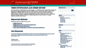 What Acikerisim.tbmm.gov.tr website looked like in 2020 (3 years ago)