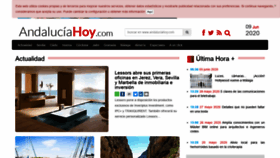 What Andaluciahoy.com website looked like in 2020 (3 years ago)