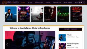 What Apunkagames.in website looked like in 2020 (3 years ago)