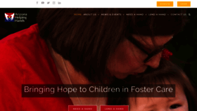 What Azhelpinghands.org website looked like in 2020 (3 years ago)