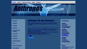 What Anthropos1.de website looked like in 2020 (3 years ago)