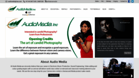 What Audiomedia.in website looked like in 2020 (3 years ago)