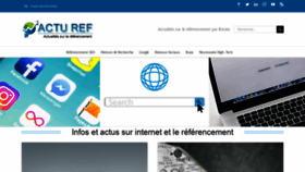 What Actu-ref.fr website looked like in 2020 (3 years ago)