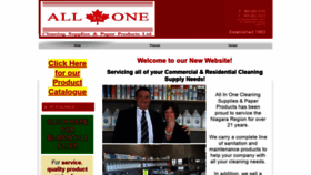 What Allinonecleaningsupply.ca website looked like in 2020 (3 years ago)