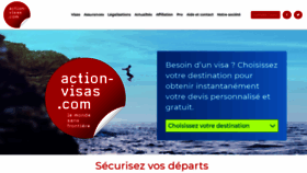What Action-visas.com website looked like in 2020 (3 years ago)