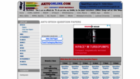 What Aktuonline.com website looked like in 2020 (3 years ago)