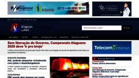 What Alagoasnanet.com.br website looked like in 2020 (3 years ago)