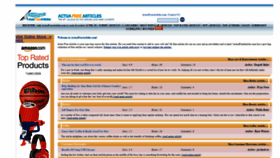 What Actuafreearticles.com website looked like in 2020 (3 years ago)