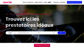 What Acteur-fete.com website looked like in 2020 (3 years ago)