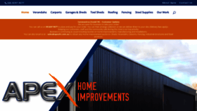 What Apexhomeimprovements.com.au website looked like in 2020 (3 years ago)