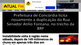 What Atualfm.com.br website looked like in 2020 (3 years ago)