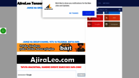 What Ajiraleo.com website looked like in 2020 (3 years ago)