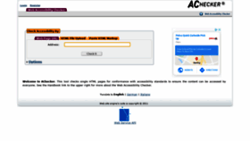 What Achecker.ca website looked like in 2020 (3 years ago)