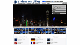 What Aviewoncities.com website looked like in 2020 (3 years ago)