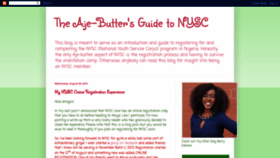 What Ajebutternysc.blogspot.com website looked like in 2020 (3 years ago)