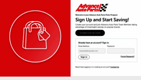 What Advanceautoparts.perkspot.com website looked like in 2020 (3 years ago)
