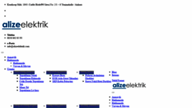 What Alizeelektrik.com website looked like in 2020 (3 years ago)