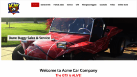 What Acmecarco.com website looked like in 2020 (3 years ago)