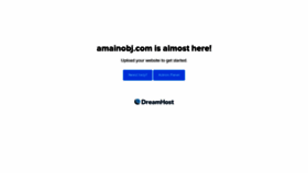 What Amainobj.com website looked like in 2020 (4 years ago)