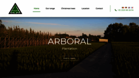 What Arboral.be website looked like in 2020 (3 years ago)