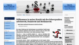 What Anwaltskanzlei-kassner-hannover.de website looked like in 2020 (3 years ago)