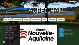 What Aureilhan40.fr website looked like in 2020 (3 years ago)
