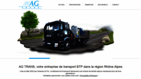 What Ag-transport-btp.fr website looked like in 2020 (5 years ago)