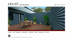 What Ansary.com.au website looked like in 2020 (3 years ago)