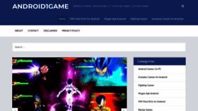 What Android1game.com website looked like in 2020 (3 years ago)
