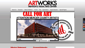 What Artworkstrenton.org website looked like in 2020 (3 years ago)
