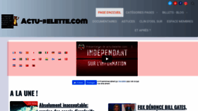 What Actu-belette.com website looked like in 2020 (3 years ago)