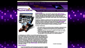 What Allstarwebdesign.com website looked like in 2020 (3 years ago)