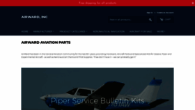 What Airward.com website looked like in 2020 (5 years ago)