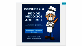 What Acreimex.com.mx website looked like in 2020 (3 years ago)